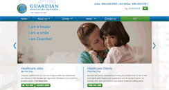 Desktop Screenshot of guardianhealthcare.com