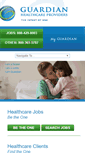 Mobile Screenshot of guardianhealthcare.com
